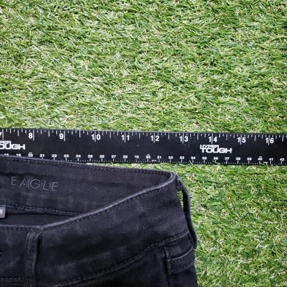 American Eagle Jegging Next Level Stretch Womens Size 4 Black 4756 - Picture 10 of 10